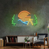 Winter Relaxation Led Neon Acrylic Artwork