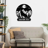 Wolf Metal Sign Custom Wolf LED Sign Personalized Wolf Family Name Sign Outdoor Wolf Decor Personalized Wolf Wall Art