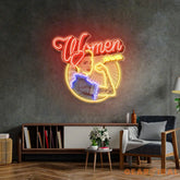Women In Power Led Neon Acrylic Artwork
