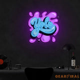 Yolo Neon x Acrylic Artwork