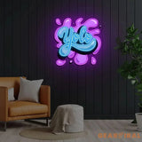 Yolo Neon x Acrylic Artwork