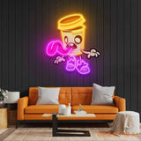 Zombie Cup Led Neon Acrylic Artwork