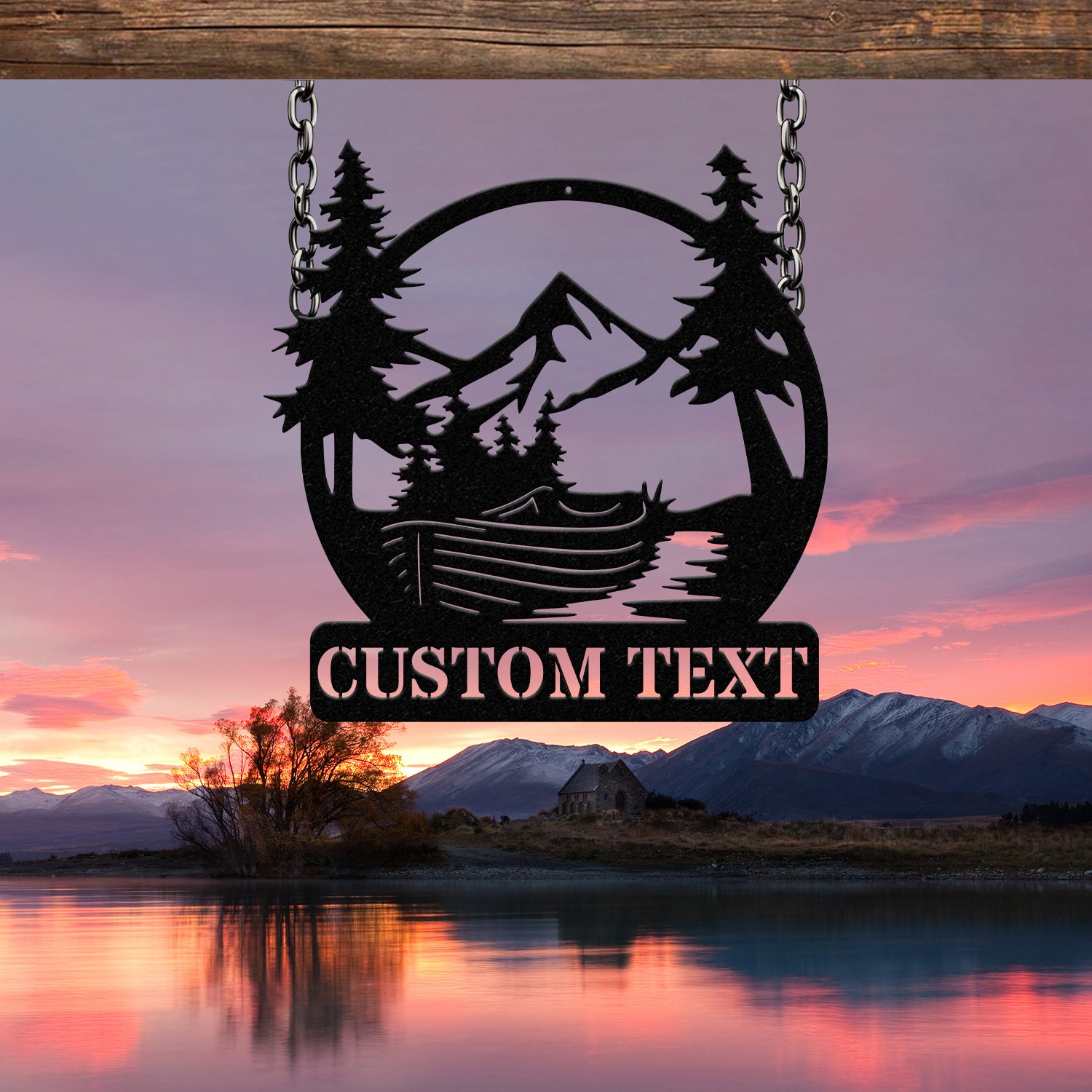 Personalized Boat Lake House Metal Sign with Led Light, Metal Outdoor Decor, Lake Beach House Decor, Custom Boat Gift,, River House Sign