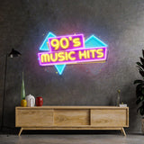 90s Music Hits Led Neon Acrylic Artwork