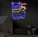 Custom Sheep Neon Sign, LED Sheep Animal Light, Animal Lover Wall Art, Personalized Sheep Room Decor, Gifts for Kids, Home Wall Decor