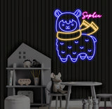 Custom Sheep Neon Sign, LED Sheep Animal Light, Animal Lover Wall Art, Personalized Sheep Room Decor, Gifts for Kids, Home Wall Decor