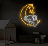 Koala Bear Neon Light - Cute Animal LED Sign, Koala Bedroom Decor, Neon Wall Art for Home, Adorable Koala Neon Light Decoration