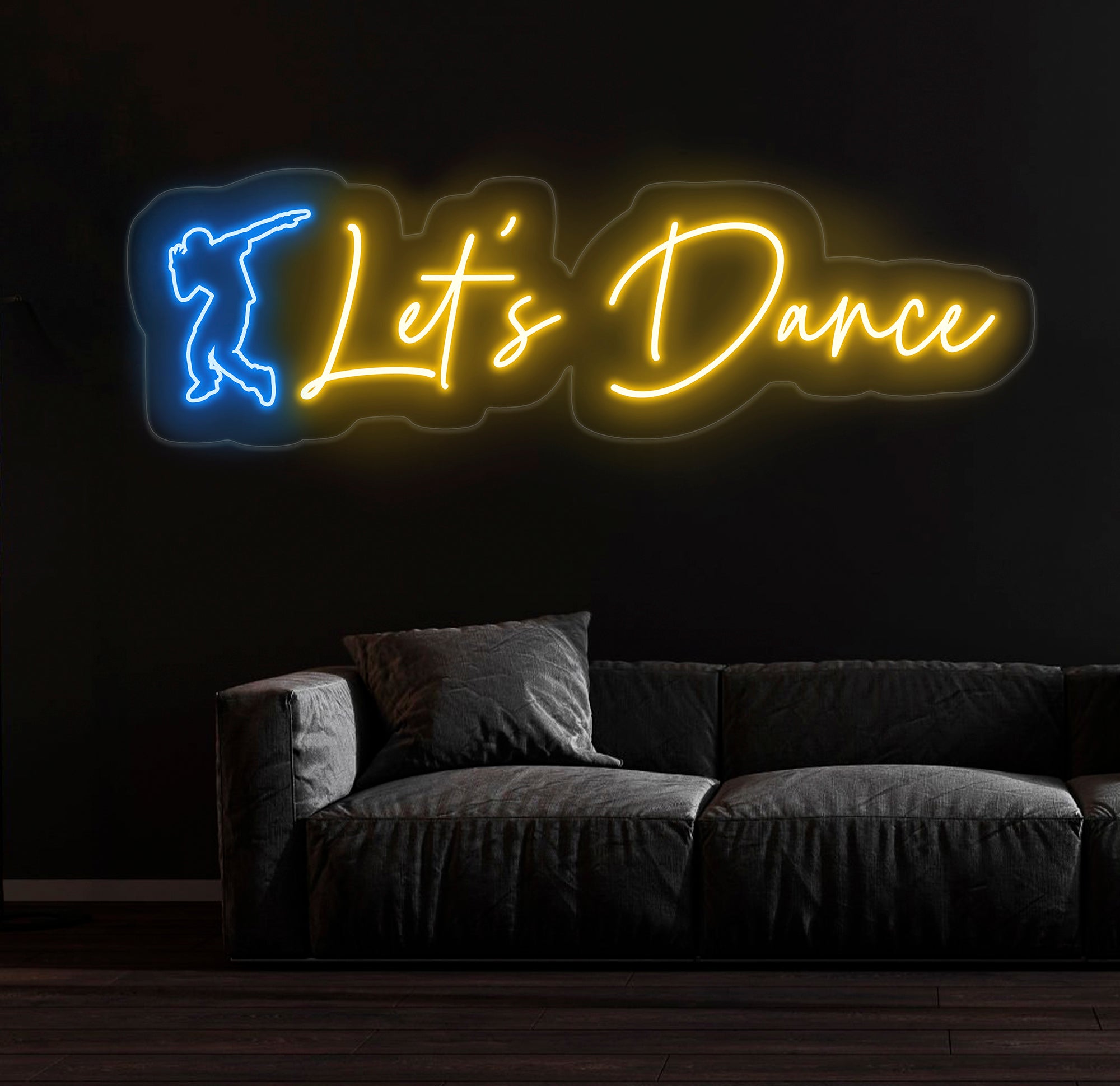 Let's Dance Customized Neon Sign - Personalized Name Neon Light, Room Decor, Birthday Gift, Custom Home Decor, Party Decoration, Xmas Gifts