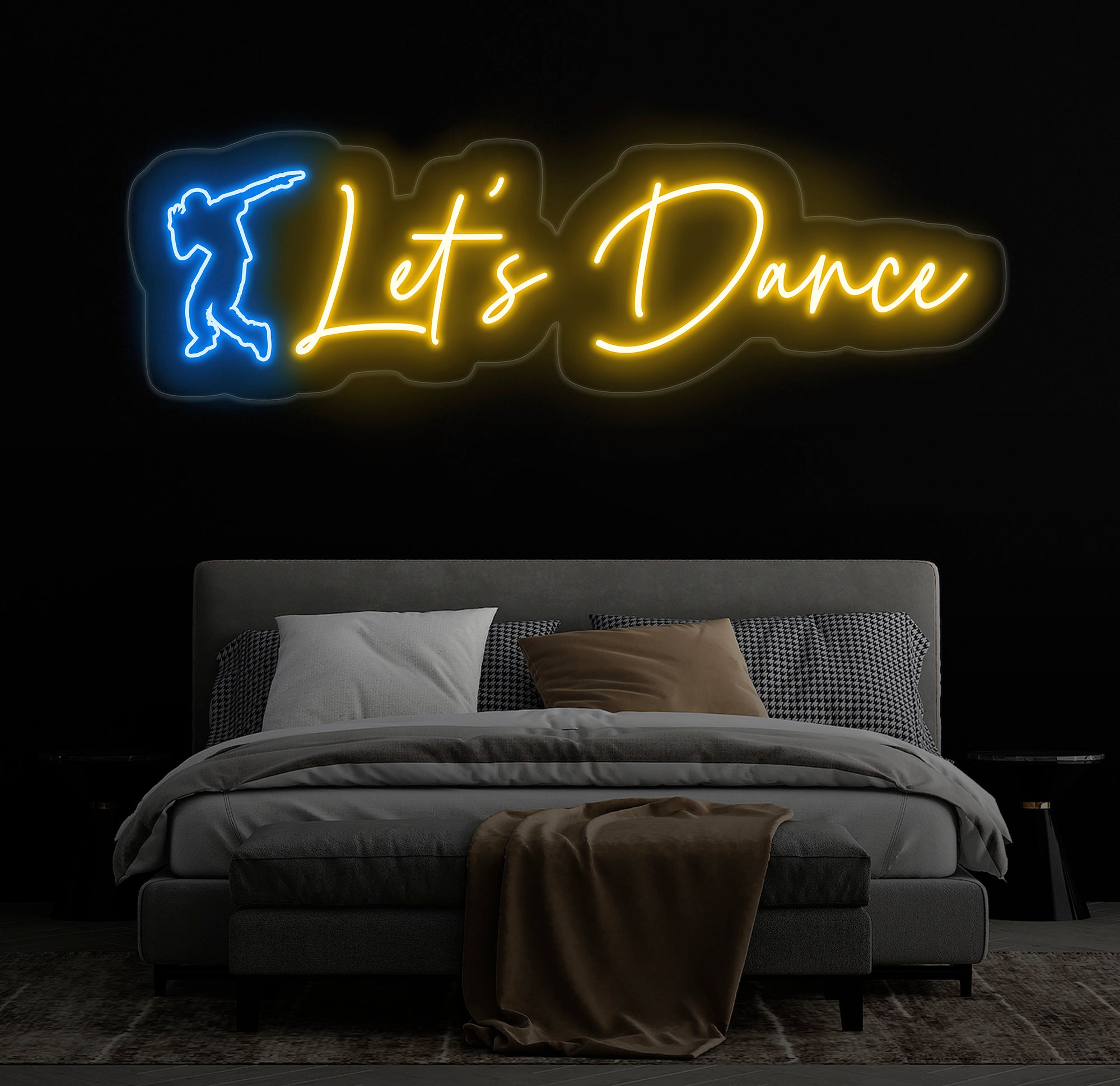 Let's Dance Customized Neon Sign - Personalized Name Neon Light, Room Decor, Birthday Gift, Custom Home Decor, Party Decoration, Xmas Gifts