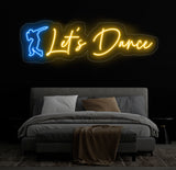 Let's Dance Customized Neon Sign - Personalized Name Neon Light, Room Decor, Birthday Gift, Custom Home Decor, Party Decoration, Xmas Gifts