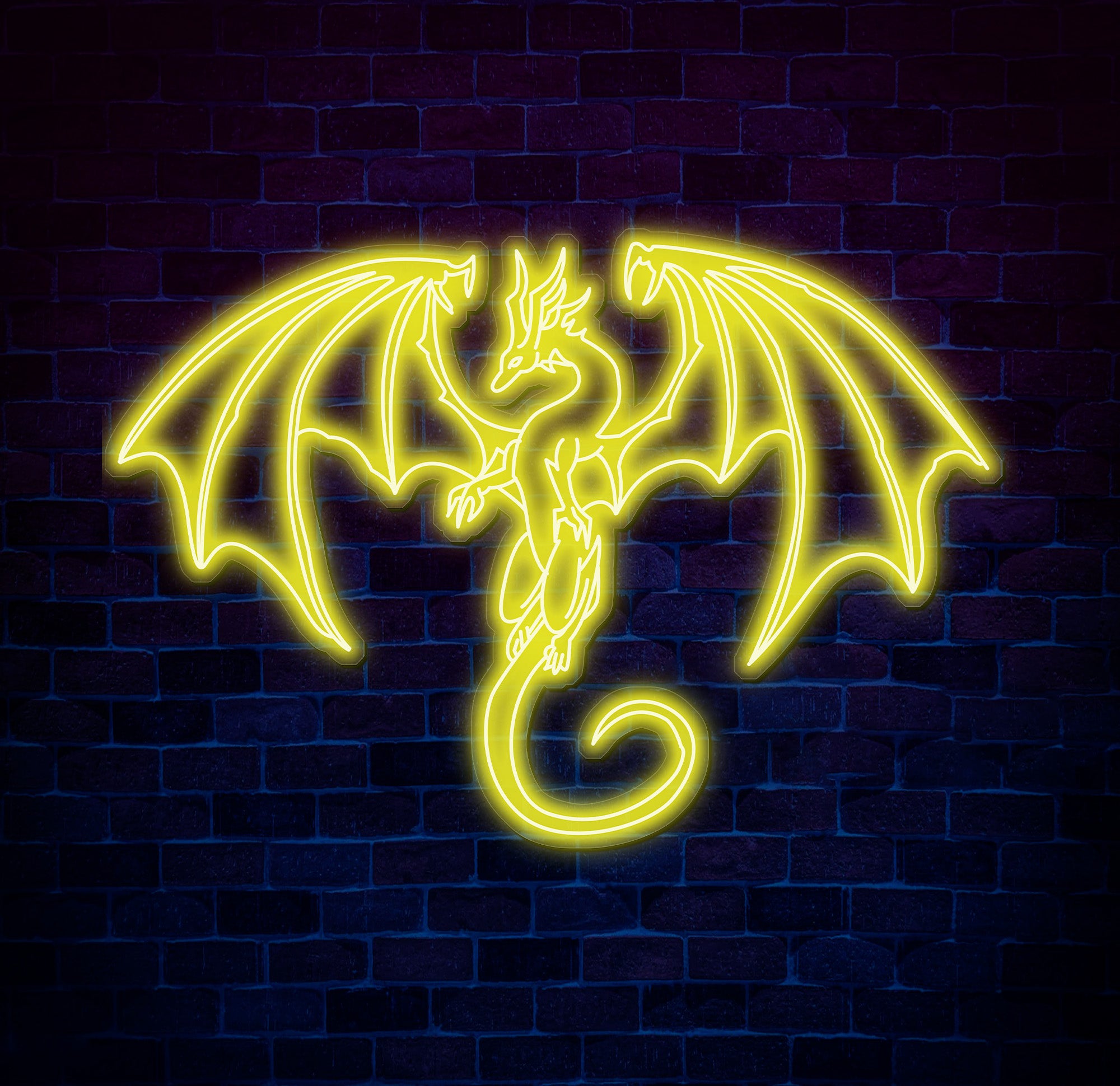 Dragon LED Neon Sign, Color Changing Wall Art for Home, Gaming Room, or Office, Perfect Neon Light for Fantasy Lovers and Dragon Enthusiasts