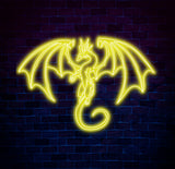 Dragon LED Neon Sign, Color Changing Wall Art for Home, Gaming Room, or Office, Perfect Neon Light for Fantasy Lovers and Dragon Enthusiasts