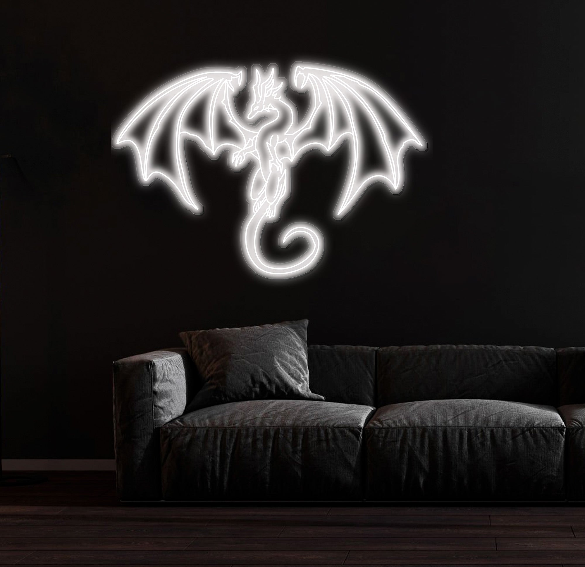 Dragon LED Neon Sign, Color Changing Wall Art for Home, Gaming Room, or Office, Perfect Neon Light for Fantasy Lovers and Dragon Enthusiasts