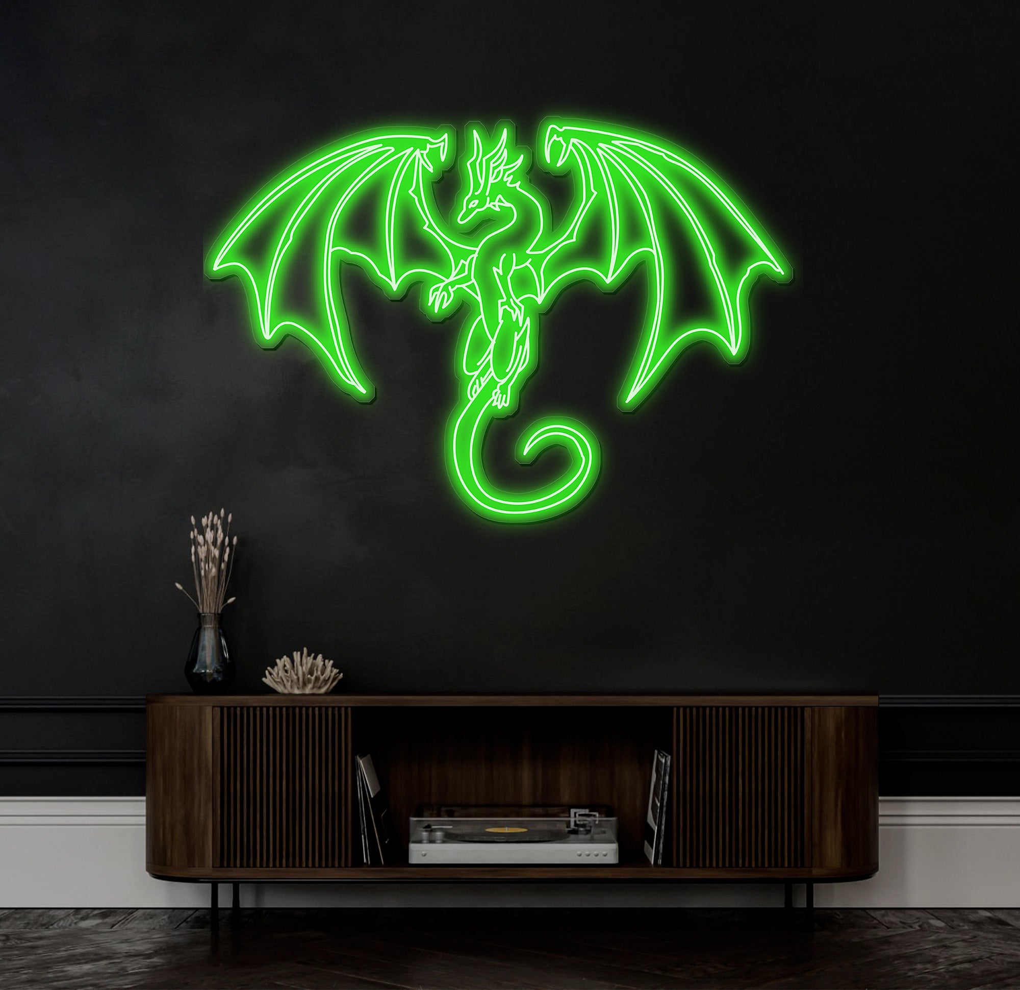Dragon LED Neon Sign, Color Changing Wall Art for Home, Gaming Room, or Office, Perfect Neon Light for Fantasy Lovers and Dragon Enthusiasts