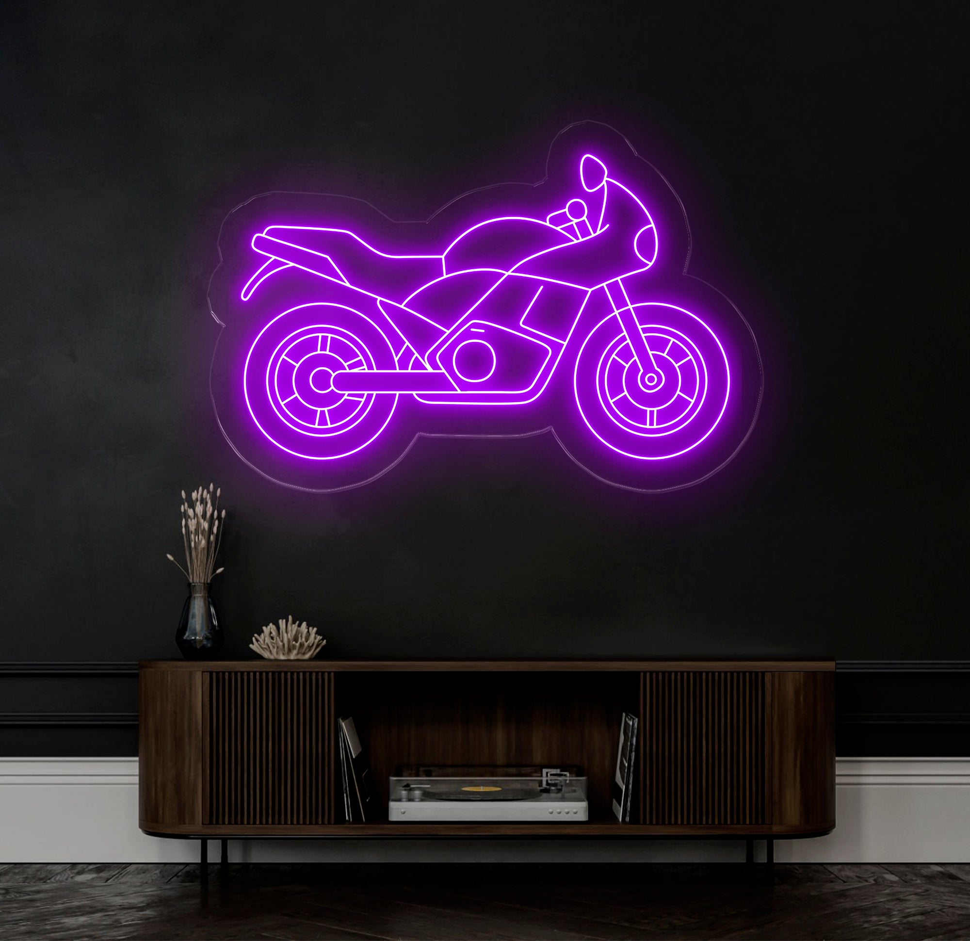Custom Motorcycle Neon Sign – Stylish Neon Wall Art for Bikers, Garage, or Man Cave – Perfect Neon Decor for Motorcycle Enthusiasts
