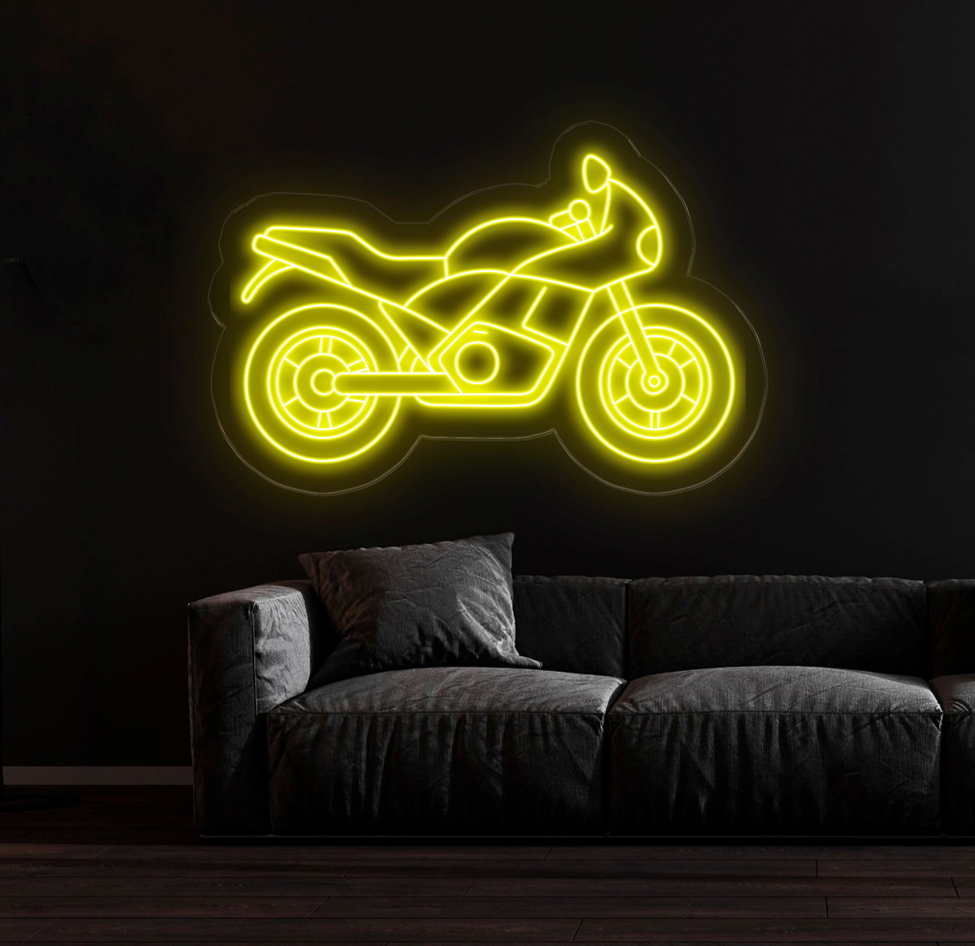 Custom Motorcycle Neon Sign – Stylish Neon Wall Art for Bikers, Garage, or Man Cave – Perfect Neon Decor for Motorcycle Enthusiasts