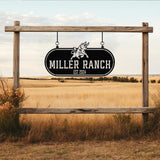 Custom Ranch Gate Signs, Personalized Metal Ranch Signs, Large Farmhouse Signs, Rustic Farm Signs, Farm Entrance Signs, Large Metal Name Signs