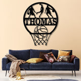 Custom Basketball LED Light, Sports Wall Sign with Name and Number, Ideal Gift for Athletes, Nursery Decor, Kids Name Sign