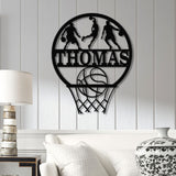 Custom Basketball LED Light, Sports Wall Sign with Name and Number, Ideal Gift for Athletes, Nursery Decor, Kids Name Sign