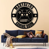 Custom Game Room Sign with LED Lights, Personalized Family Game Room Decor, Kid Name Gaming Wall Art, Custom Gaming Room Sign