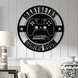 Custom Game Room Sign with LED Lights, Personalized Family Game Room Decor, Kid Name Gaming Wall Art, Custom Gaming Room Sign