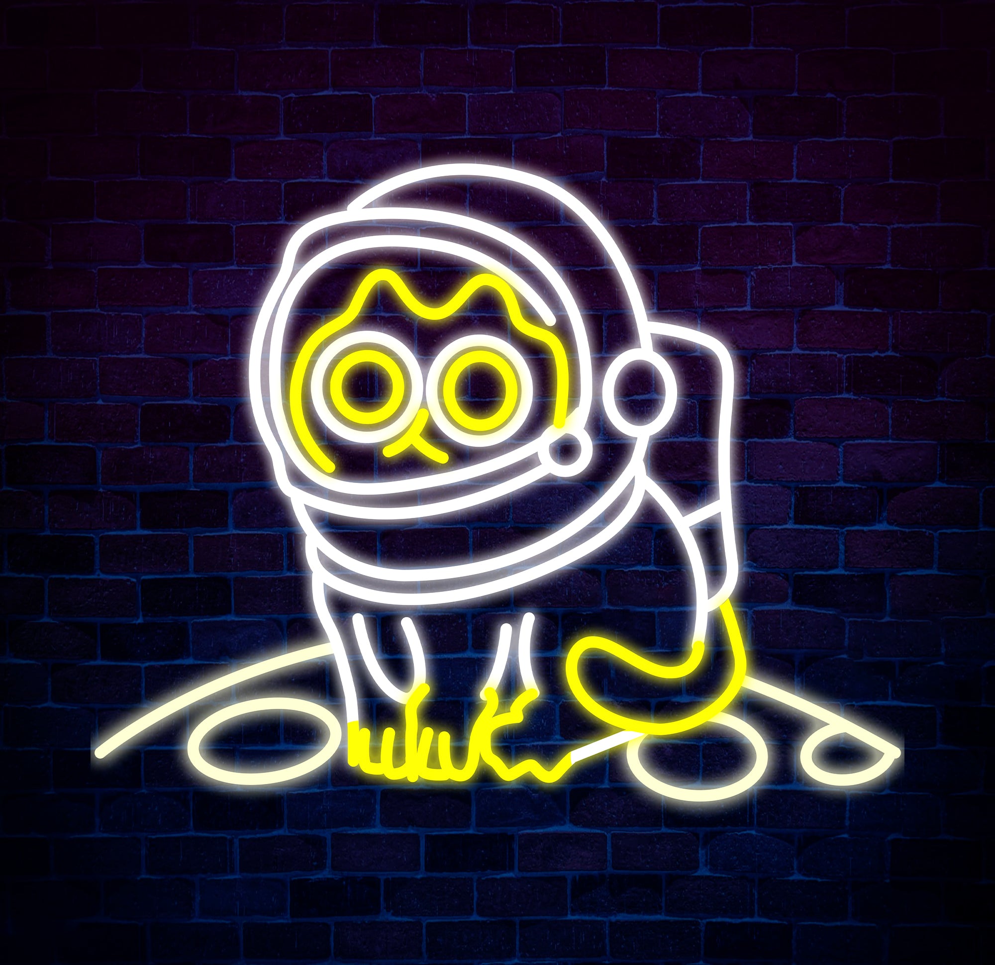Astronaut Cat Sitting on The Moon Neon Sign Led Neon Lights for Wall Decor, Light Up Signs for Bedroom, Party Decorations Gifts