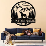 Custom Labrador Retriever Metal Sign, Dog Name Sign, Labrador Wall Decor, Dog Lovers Wall Art, Pet Lover Gift, Dog Mom Gifts