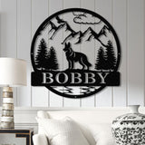 Custom German Shepherd Metal Sign, Dog Name Sign, German Shepherd Wall Decor, Dog Lovers Wall Art, Pet Lover Gift, Dog Mom Gifts