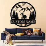 Custom Welsh Corgi Terrier Metal Sign, Dog Name Sign, Corgi Wall Decor, Dog Lovers Wall Art, Pet Lover Gift, Dog Mom Gifts