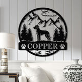 Cane Corso Metal Sign with Led Lights, Custom Dog Name Sign, Dog Memorial Gift, Cane Corso Wall Decor, Dog Lovers Wall Art, Pet Lover Gift