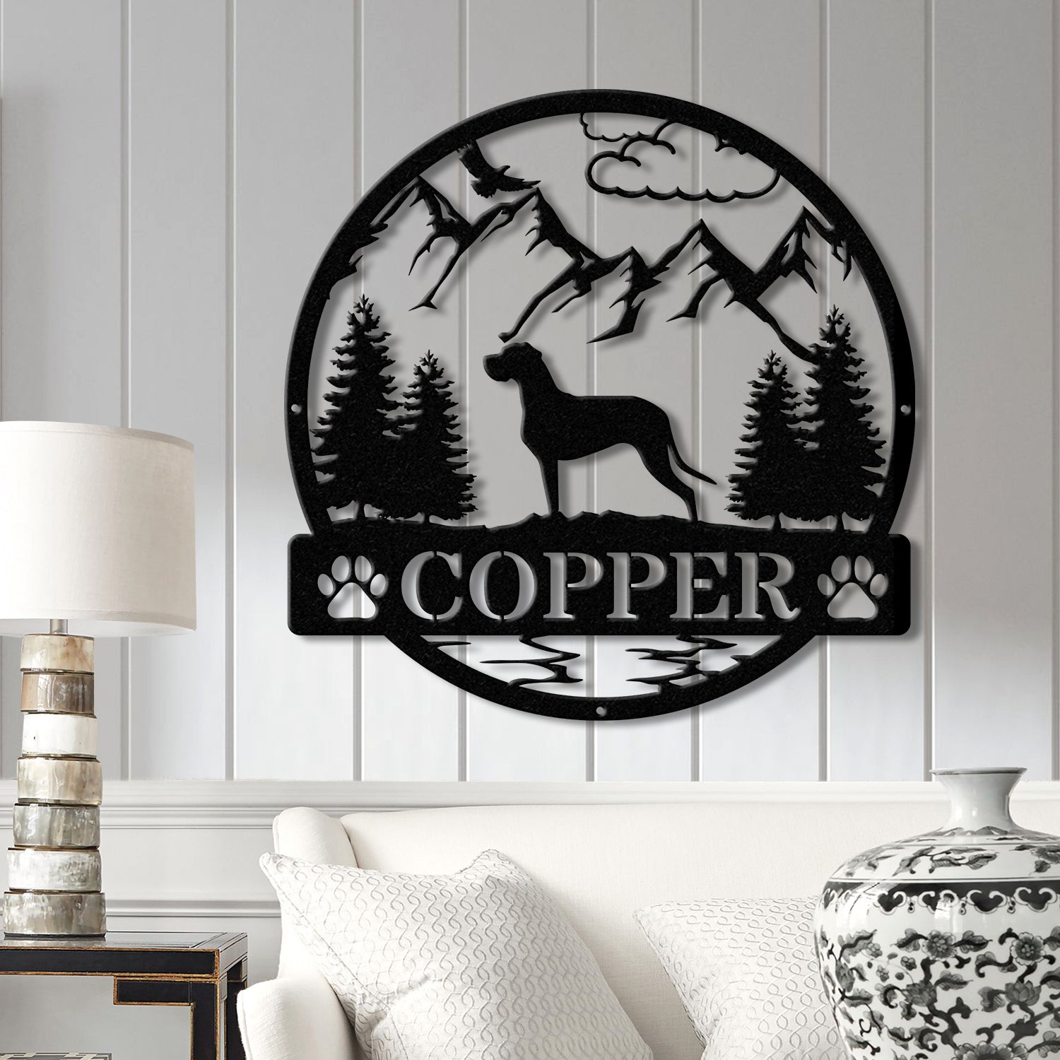 Custom Great Dane Metal Sign, Dog Name Sign, Great Dane Wall Decor, Dog Lovers Wall Art, Pet Lover Gift, Dog Mom Gifts, Pet Lover Gift