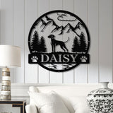 Custom Vizsla Metal Sign, Dog Name Sign, Personalized Vizsla Wall Decor, Dog Lovers Wall Art, Dog Mom Gifts, Pet Lovers Gift