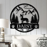Chihuahua Metal Sign, Custom Dog Name Sign, Dog Memorial Gift, Chihuahua Wall Decor, Dog Lovers Wall Art, Pet Lover Gift, Dog Mom Gifts