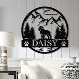Mastiff Metal Sign, Custom Dog Name Sign, Dog Memorial Gift, Mastiff Wall Decor, Dog Lovers Wall Art, Pet Lover Gift, Dog Mom Gift