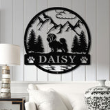 Maltese Metal Sign, Custom Dog Name Sign, Dog Memorial Gift, Maltese Wall Decor, Dog Lovers Wall Art, Pet Lover Gift, Dog Mom Gift