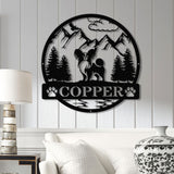 Personalized Papillon Metal Sign, Custom Dog Name Sign, Dog Memorial Gift, Papillon Wall Decor, Dog Lovers Wall Art, Dog Mom Gifts