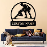Custom Wrestling Metal Sign with LED Light, Wrestling Coach Gift, Sports Home Decor, Wrestler Birthday or Christmas Gift, Boys Room Decor