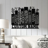 Personalized Books Metal Sign with LED Lights - Custom Bookshelf Wall Art - Library Decor - Bookworm & Reading Room Sign - Book Club Gift