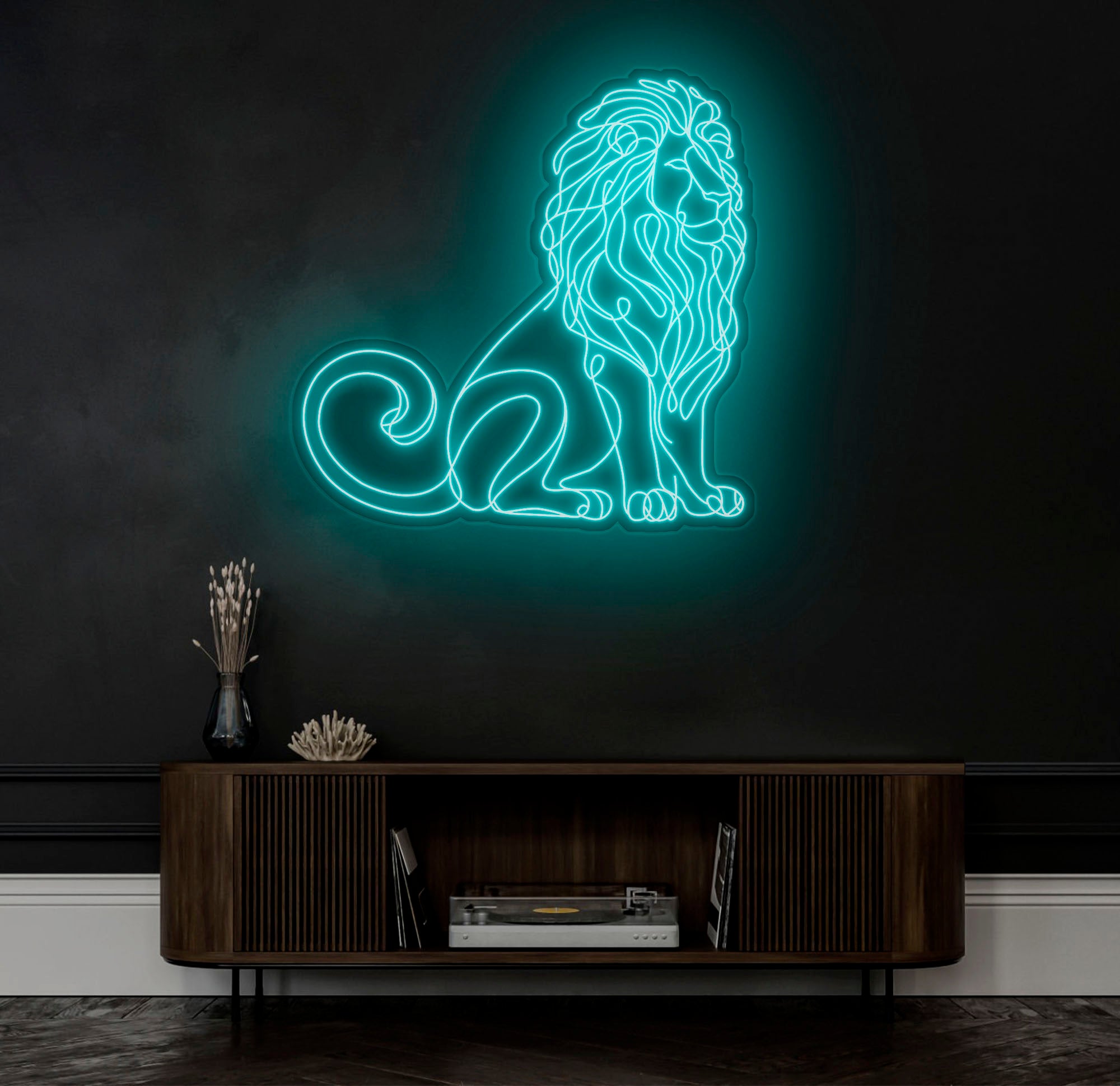 Custom Tiger LED Neon Sign - Wall Decor for Living Room, Neon Light Art, Business Logo Sign, Unique Tiger Neon Wall Hanging