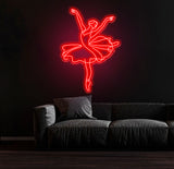 Custom Ballet Name LED Neon Sign - Handmade Wall Light Decor, Personalized Ballet Dancer Gifts, Custom Neon Sign for Dancer Room Decor