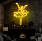 Custom Ballet Name LED Neon Sign - Handmade Wall Light Decor, Personalized Ballet Dancer Gifts, Custom Neon Sign for Dancer Room Decor
