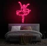 Custom Ballet Name LED Neon Sign - Handmade Wall Light Decor, Personalized Ballet Dancer Gifts, Custom Neon Sign for Dancer Room Decor