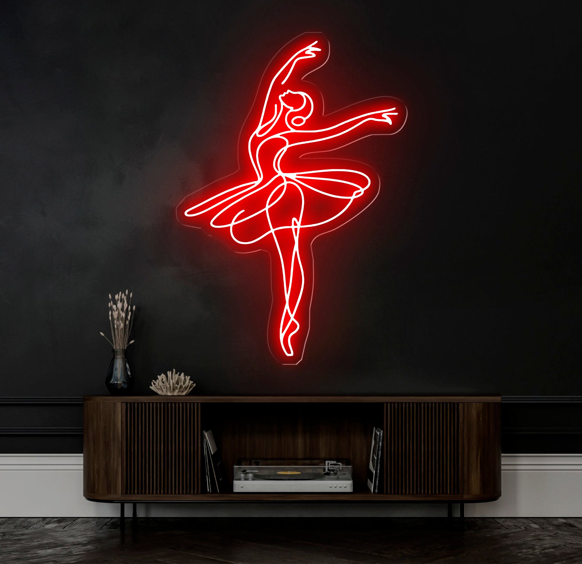 Custom Ballet Name LED Neon Sign - Handmade Wall Light Decor, Personalized Ballet Dancer Gifts, Custom Neon Sign for Dancer Room Decor