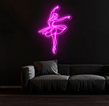 Custom Ballet Name LED Neon Sign - Handmade Wall Light Decor, Personalized Ballet Dancer Gifts, Custom Neon Sign for Dancer Room Decor
