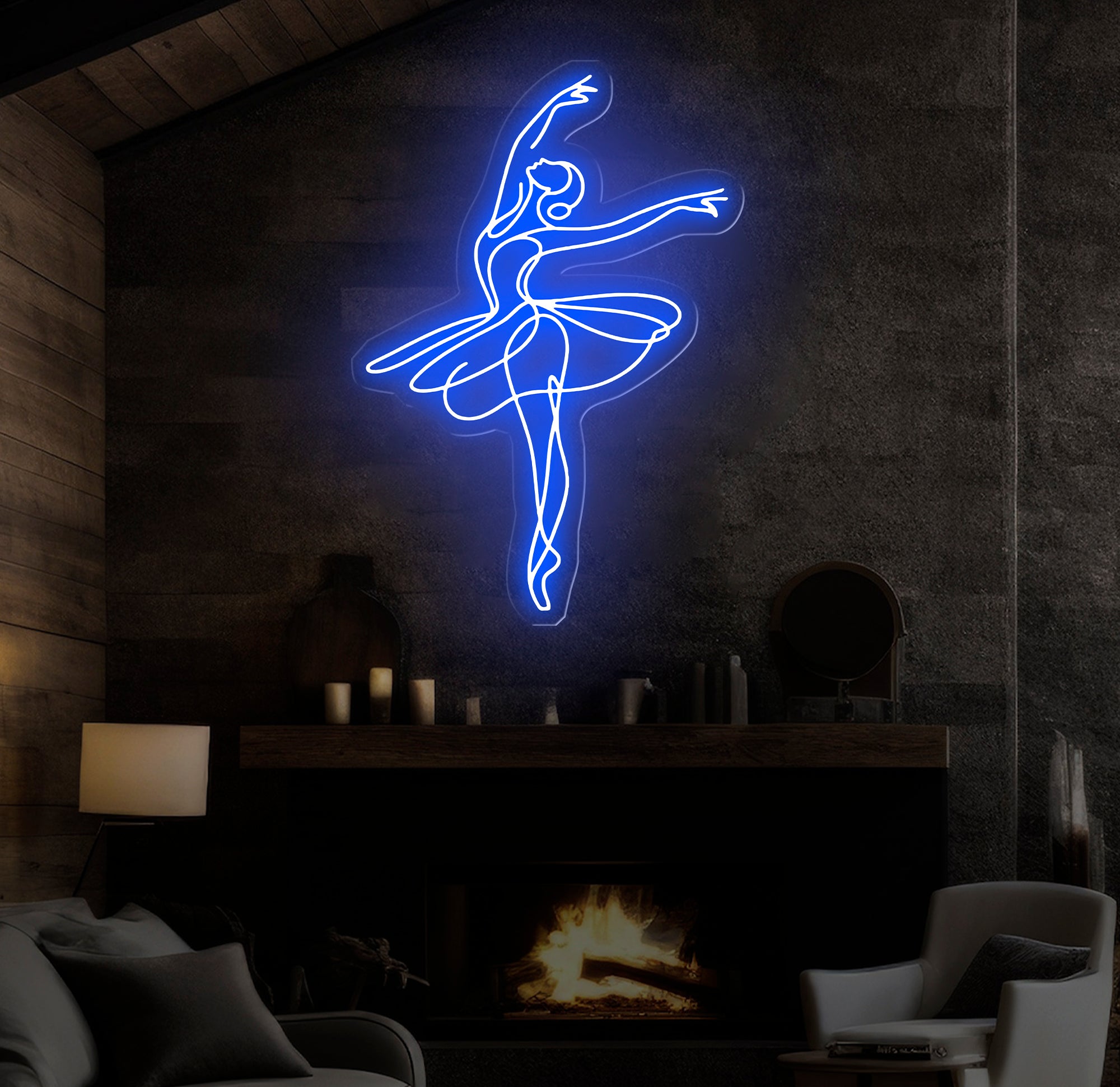 Custom Ballet Name LED Neon Sign - Handmade Wall Light Decor, Personalized Ballet Dancer Gifts, Custom Neon Sign for Dancer Room Decor