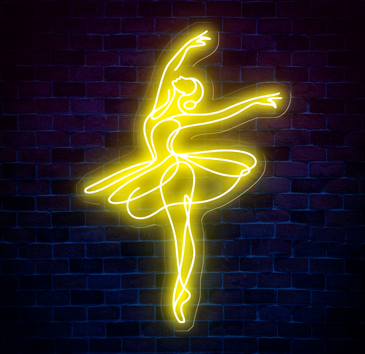 Custom Ballet Name LED Neon Sign - Handmade Wall Light Decor, Personalized Ballet Dancer Gifts, Custom Neon Sign for Dancer Room Decor