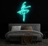 Custom Ballet Name LED Neon Sign - Handmade Wall Light Decor, Personalized Ballet Dancer Gifts, Custom Neon Sign for Dancer Room Decor