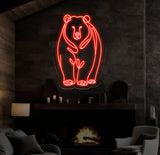 Polar Bear LED Neon Sign - Custom Wall Decor, Game Room Sign, Bar LED Light, Best Gifts for Him, Unique Polar Bear Neon Art