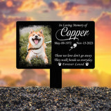 Custom Photo Dog Loss Memorial Stake, Personalized Pet Grave Marker, Photo Tribute Plaque for Bereaved Dog Owners, Dog Remembrance Decor