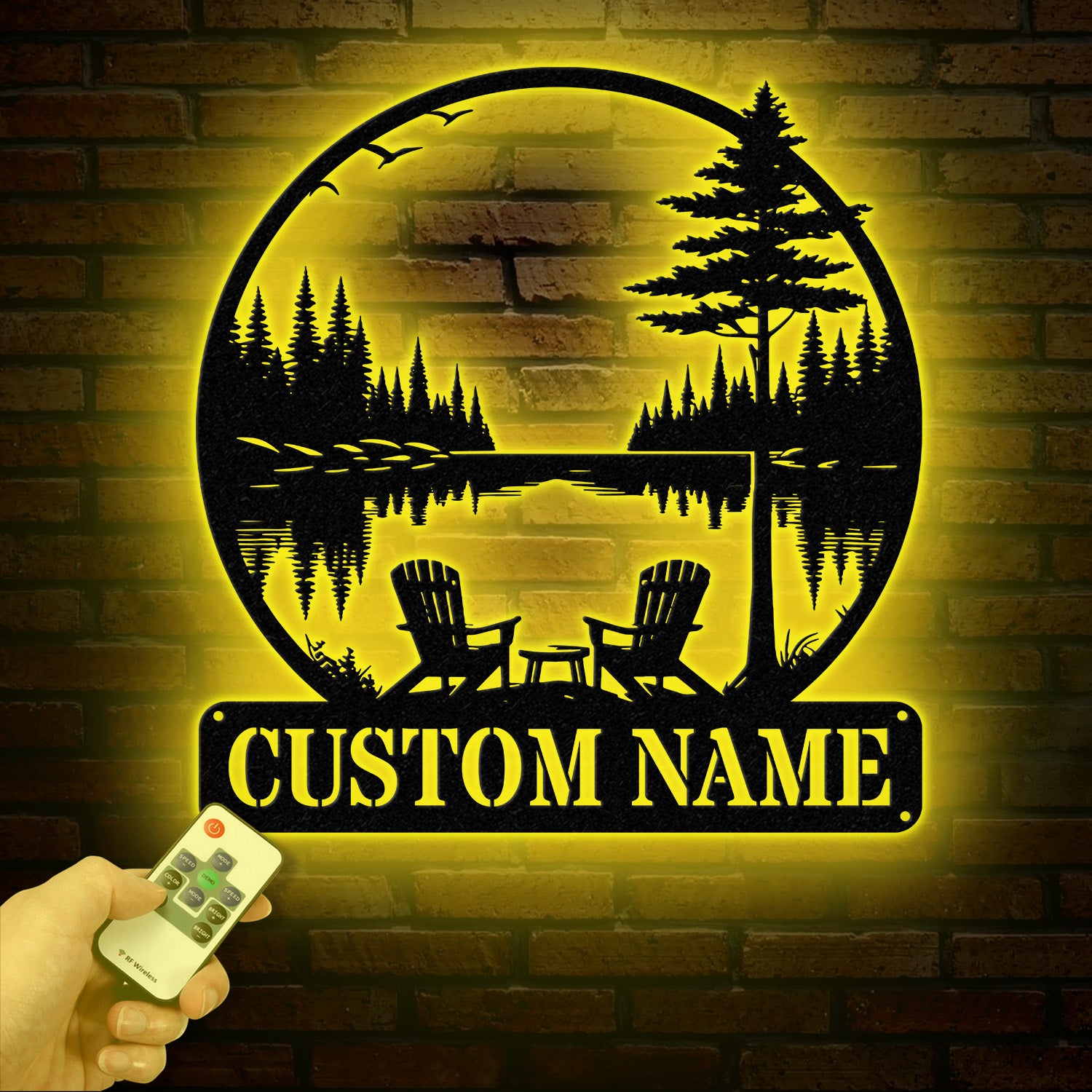 Custom Lakehouse Sign, Personalized Cabin Name Sign, Dad Gift, Lakehouse Decor, Family Name Sign, Outdoor Sign, Christmas Gift